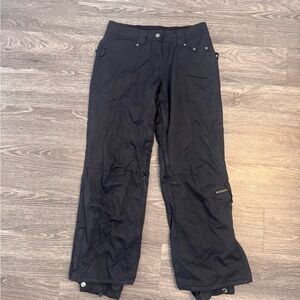 Powder Room Women's Black Utility Snow Pants XS